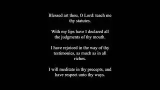 Psalm 119:1-40 Song Lyric Video