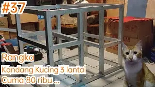 Cara membuat rangka kandang kucing dari baja ringan hollow 4x4
