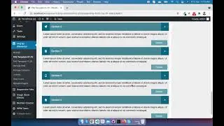 How to use Accordion FAQ with Category