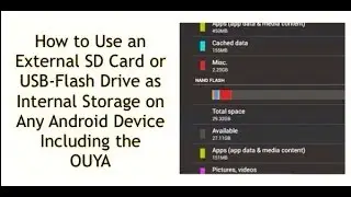 HOW TO USE A MICRO SD CARD AS INTERNAL STORAGE ON ANY ANDROID DEVICE -- BOOST STORAGE UP TO 256GB