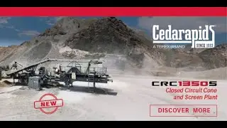 Cedarapids CRC1350S Portable Closed Circuit Cone and Screen Plant