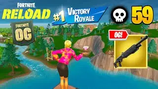 59 Elimination Solo Vs Squads Reload Zero Builds Gameplay Win🏆(NEW GAMEMOD!! Fortnite Reload)