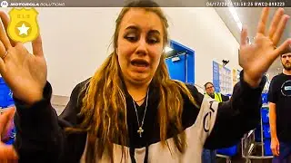 Caught WET-HANDED: The Moment This Shoplifter Peed Her Pants