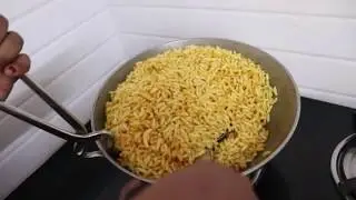 Yellow mamra | Kurmura | How to make vagharela mamra