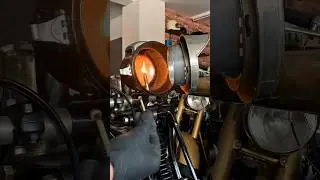 Why did they turn on the headlights before, instead of turning them on?