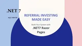 Build a real world Investment system with  NET7 Razor Pages  A Step by Step Tutorial