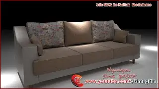 3ds Max Koltuk Modelleme-(5.Ders sırt ve kolçak modelleme)