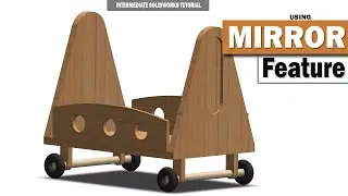 Solidworks Tutorial | SOLIDWORKS Advanced Quick Tip - How to Mirror Parts | 3d Modeling Tutorial