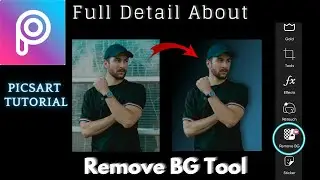 Picsart tutorial | Remove BG tool | Picasso Editz
