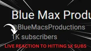HITTING 1,000 SUBSCRIBERS LIVE!