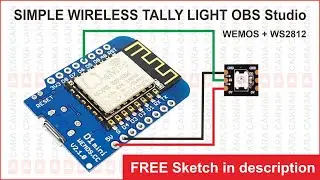 OBS Tally Light Arduino ESP8266 V3.0