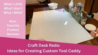 Craft Desk Redo | DIY Custom Tool Holder Ideas