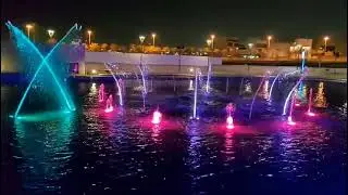 Dancing Fountain at Mall of Dilmunia Bahrain. #dancingfountain #bahrain #waterdance #mallofdilmunia