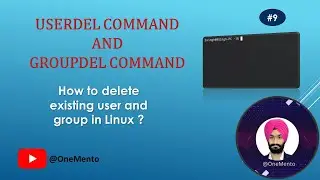 userdel and groupdel command | How to delete user and group in Linux I Hindi