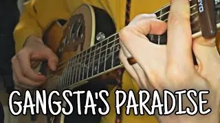 Gangsta's Paradise | Coolio ( fingerstyle #shorts )