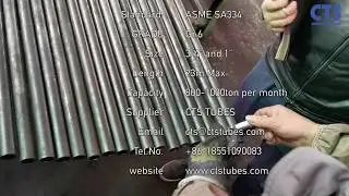 ASME SA334 GR 6 Seamless Carbon steel tubes