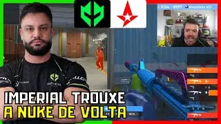 Imperial vs Astralis (Nuke - Mapa 1) Pinnacle Cup - Gaules e mch