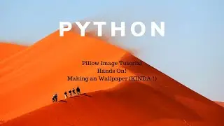 Python Tutorial | Making a Python App  Tutorial by PIL / Pillow Image to draw pictures!