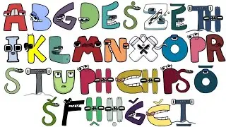 Coptic alphabet lore song but latin letters 