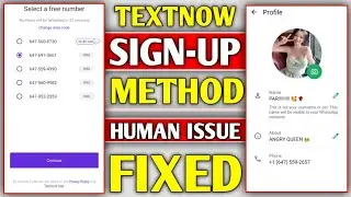 textnow is unavailable in your country problem 2024 | How to create textnow account 2024