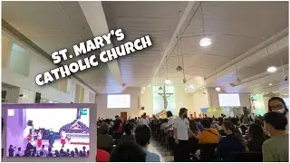 GANITO KARAMING  TAO EVERY SUNDAY ANG NAGSISIMBA SA ST. MARY'S CATHOLIC CHURCH DUBAI | ELL AITCH