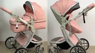 Baby Stroller Voondo 2in1 Pink Colour