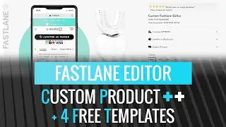 Fastlane Editor ➡ Custom Product ++ sur Page Accueil/ Page Produit & 4 Templates OFFERTS 🎁