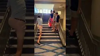 How many stairs can you take in one step #tall #tallfamily