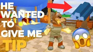 He wanted to give me a Tip | The Survival Game Roblox