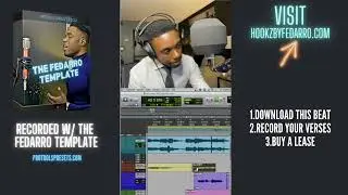 BODY SPEAK (PRO TOOLS VOCAL SESSION) FEDARRO RECORDING A SONG