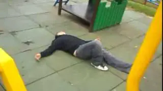 monkey bar swing fail