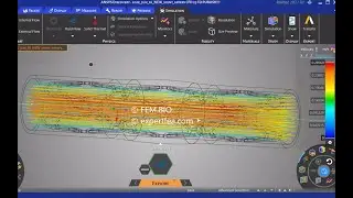 Simple Hemodynamics CFD: Blood Flow Through Stented Blood Vessel - ANSYS Discovery 2021 R1