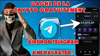 Airdrop Telegram 🚀 Gagne de la Crypto Gratuitement