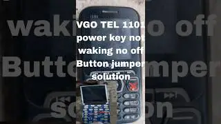 VGO TEL i101 power key not waking no off Button jumper solution