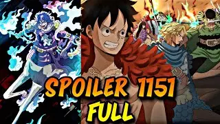 ONE PIECE 1151 (SPOILER COMPLETO)  LUFFY y LOKI entran en ACCIÓN
