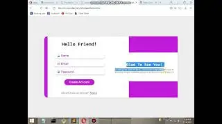 How to create login form design only html css | login page design html css js #loginForm