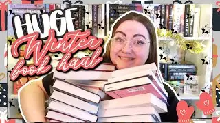 HUGE WINTER BOOK HAUL!📚 50+ BOOKS! (I CAN'T STOP BUYING BOOKS!)