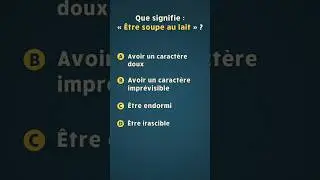 « Être soupe au lait » 😮 Que signifie cette expression française ?