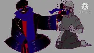 Error Sans x Listener (Socialization Problem) (requested by Shadow)