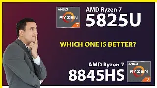 AMD Ryzen 7 5825U vs AMD Ryzen 7 8845HS Technical Comparison