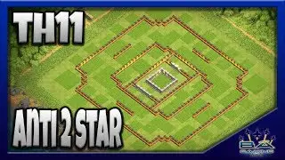 BEST TH11 War Base 2018 Anti 2 Star | NEW CoC Town Hall 11 Hybrid Base | Clash Of Clans