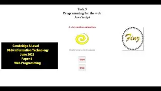 A Level IT 9626 June 2023 Paper 4 - Web Programming
