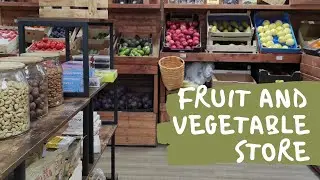 In the fruit and vegetable store / Learn new vocabulary (in Russian)