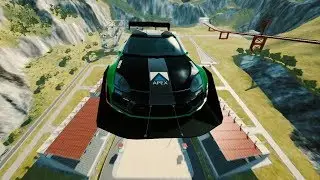 BeamNG.Drive  /  Record jump on Car Jump Arena (Vanilla car)