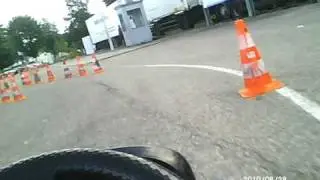 Zeid Tajo beim Kart Slalom 2010