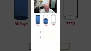 What is the weight of the empty container? #education #recreationalmath