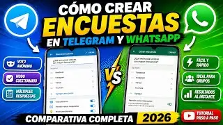 📊 How to Create Polls on Telegram and WhatsApp | 2026