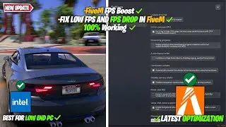 🔧How To Boost FPS & Fix FPS Drops in FiveM (GTA V) | FiveM Low End PC Fix Lag | FiveM Best Settings