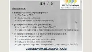Представление веб-сервера IIS 7.5