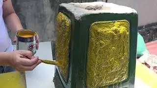 وعاء نباتات DIY من الكرسي البلاستيكي - DIY Pot of Plants from the Plastic Chair